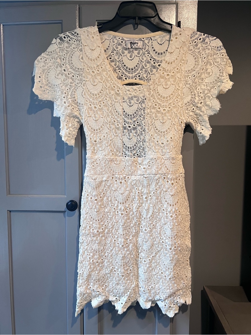 Nightcap ivory lace mini dress size 1